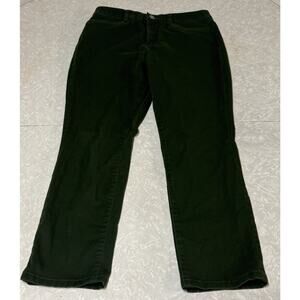 Christopher And Banks Pants Women’s Size 6 Short Signature Slimming Olive Green